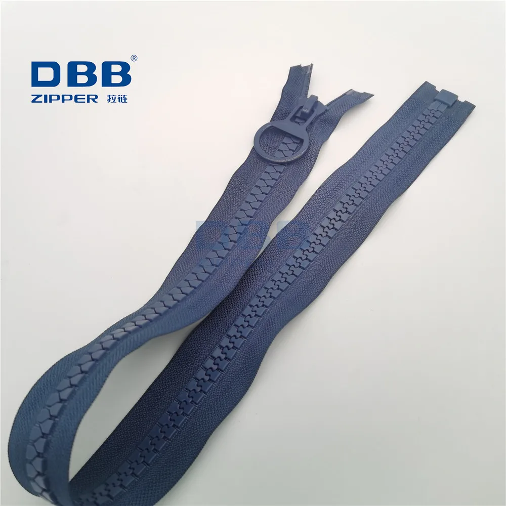 
8#10#20 wholesale custom colorful big large polyester zipper plastic resin open end zipper for tent tarpaulin 