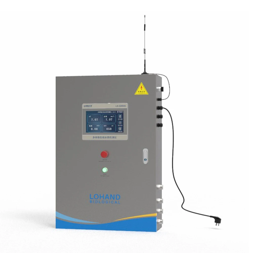 Online multi-parameter controller pH ORP Residual Chlorine Turbidity Temperature in one box tester controller