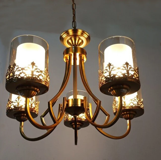 2021 Best design Iron Material and Energy Saving Light Source Luxury Chandelier (9089-5P)