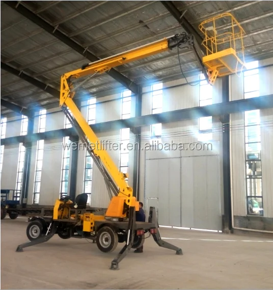 Строительное оборудование гидравлическая платформа подъемник one man lifter Boom lift для авиационных работ 10 м 12 14 16 18
