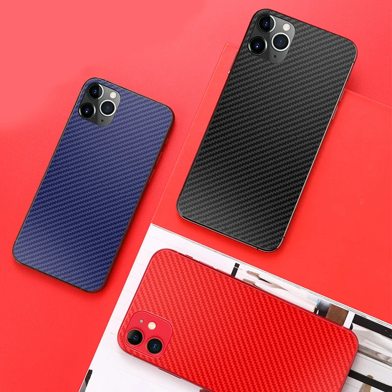 Заводская поставка, углеродная целлюлозная защитная пленка на заднюю панель мобильного телефона, 120*180 мм, наклейка на кожу