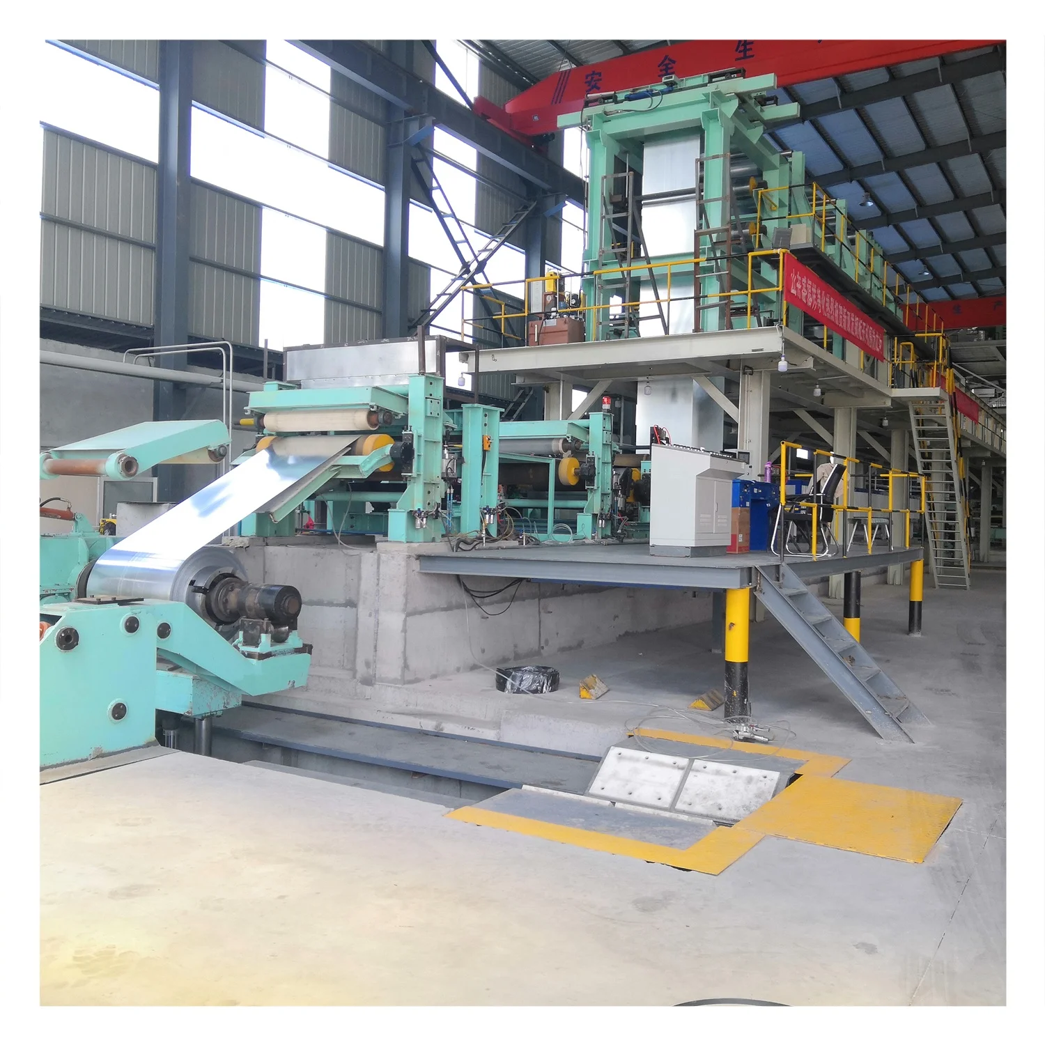 Continuous Hot Dip Galvanizing Line Steel Coil Galvan Line AL-ZN Coating Line