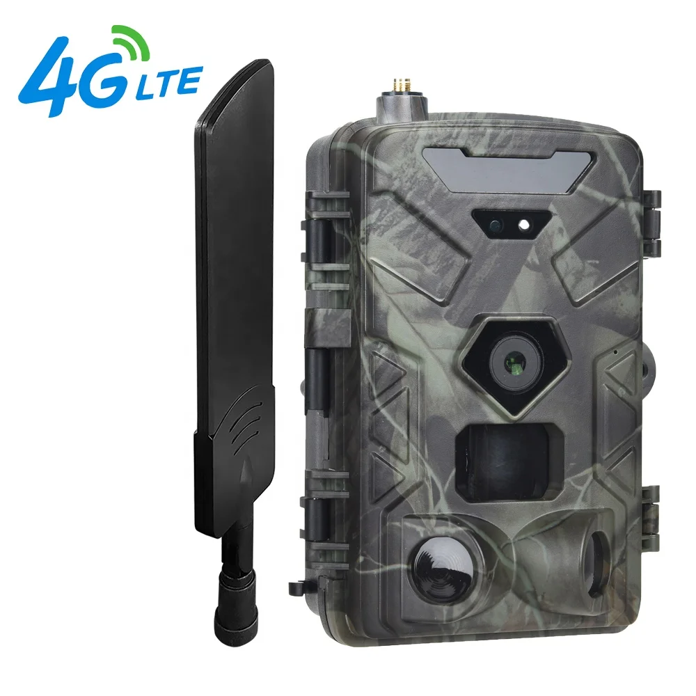 SuntekCam Newest  4G Camera with APP and  Live Streaming Free Cloud Service support 256GB and IP65 HC-881Pro