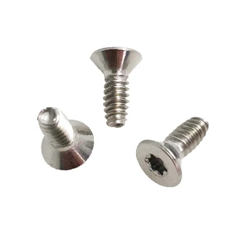 Stainless Steel Torx Countersunk Head Triangular Thread Rolling Twin-Lead Self Tapping Screws
