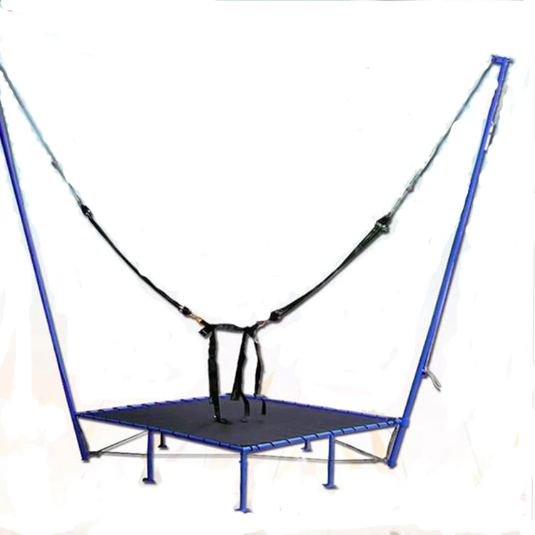 European popular new design outdoor mobile folding single bungee trampoline