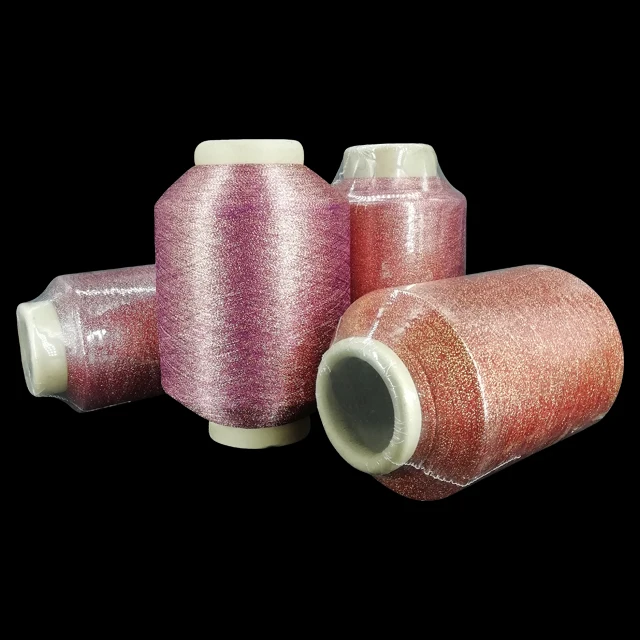 Ms Type Gold Embroidery Polyester Metallic Yarn For Weaving made in China sequin yarn