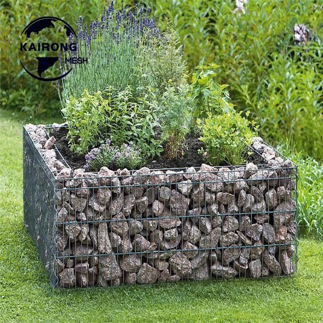 High Quality 4mm Thick 50x50mm Hole Welded Gabion Box Mesh