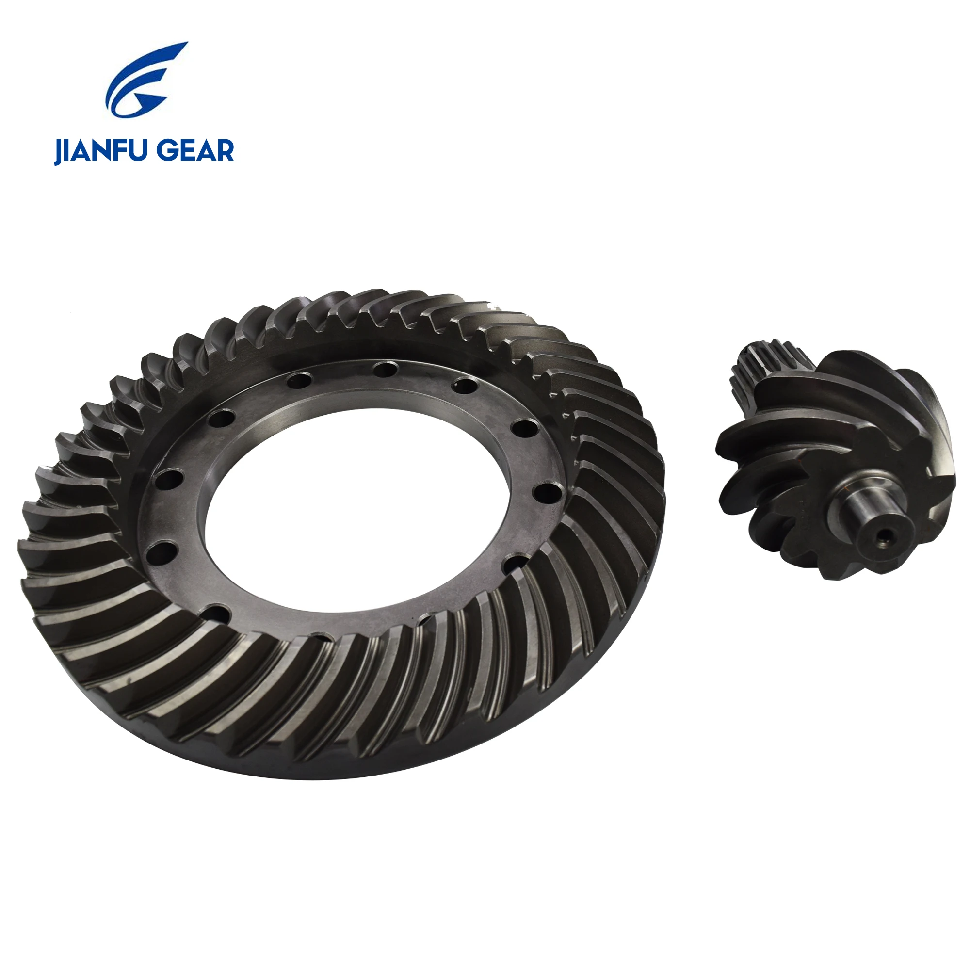 
Latest Technology Best Standard Wheel Gear JF6800 8:37 Spiral Bevel Gear Set 