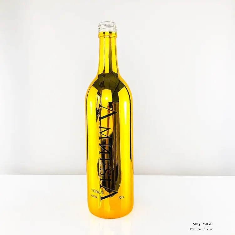 70cl 75cl бутылка водки гальванизированная для ликера с винтовой крышкой