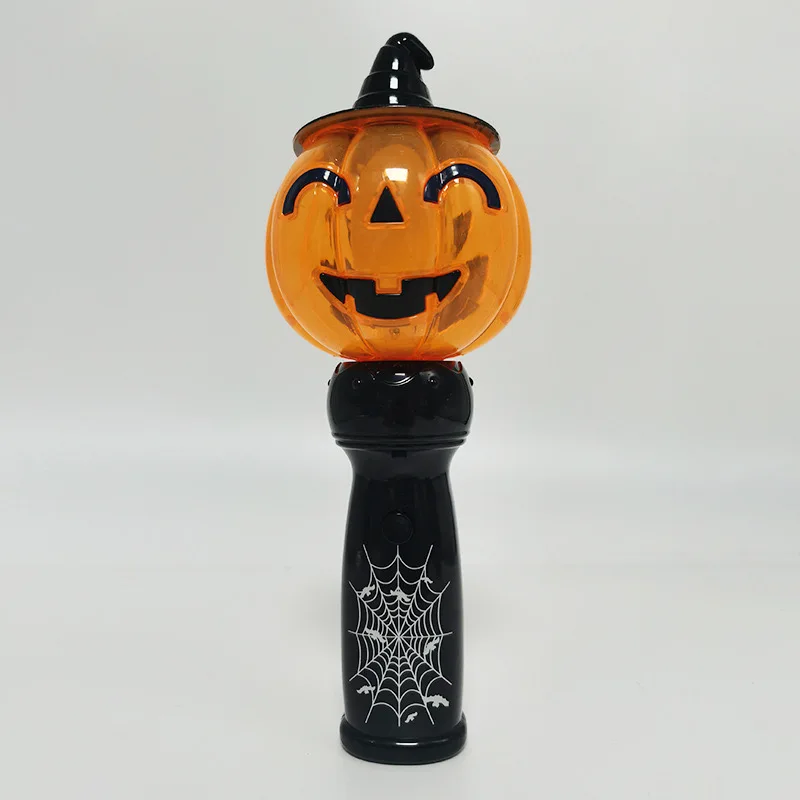 Halloween party led light up festival toys Plastic pumpkin flash wand HN956877