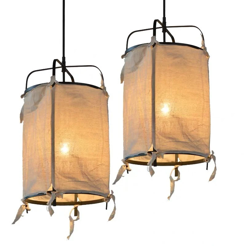 New Japanese Restaurant Simple Teahouse Living Room lighting vintage Decorative pendant lights kitchen