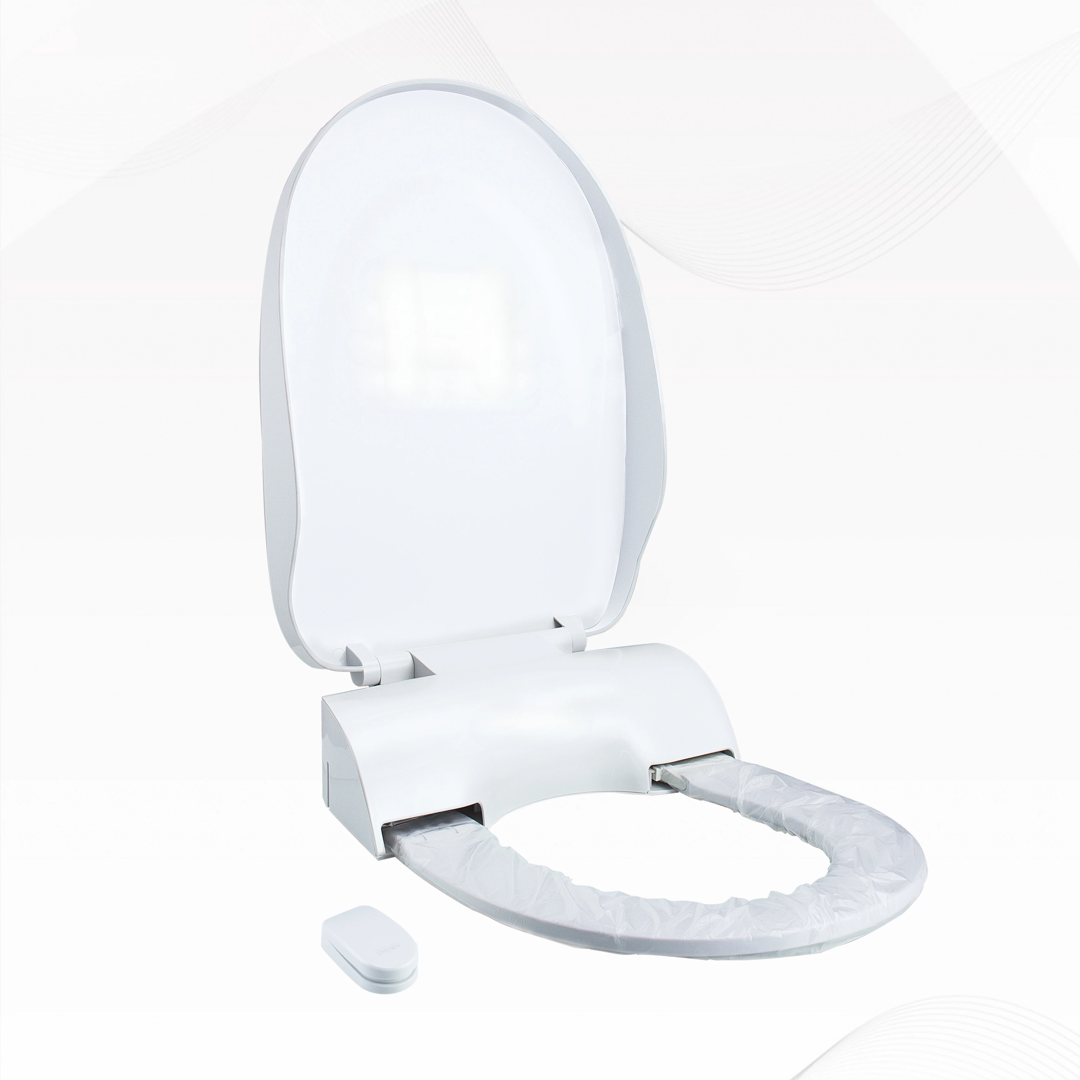 Intelligent commercial disposable sanitary extension toilet seat, automatic replacement