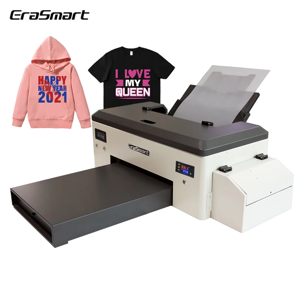  Erasmart A3 Размер DTF принтер машина теплопередача ПЭТ пленка на цифровых струйных текстильных