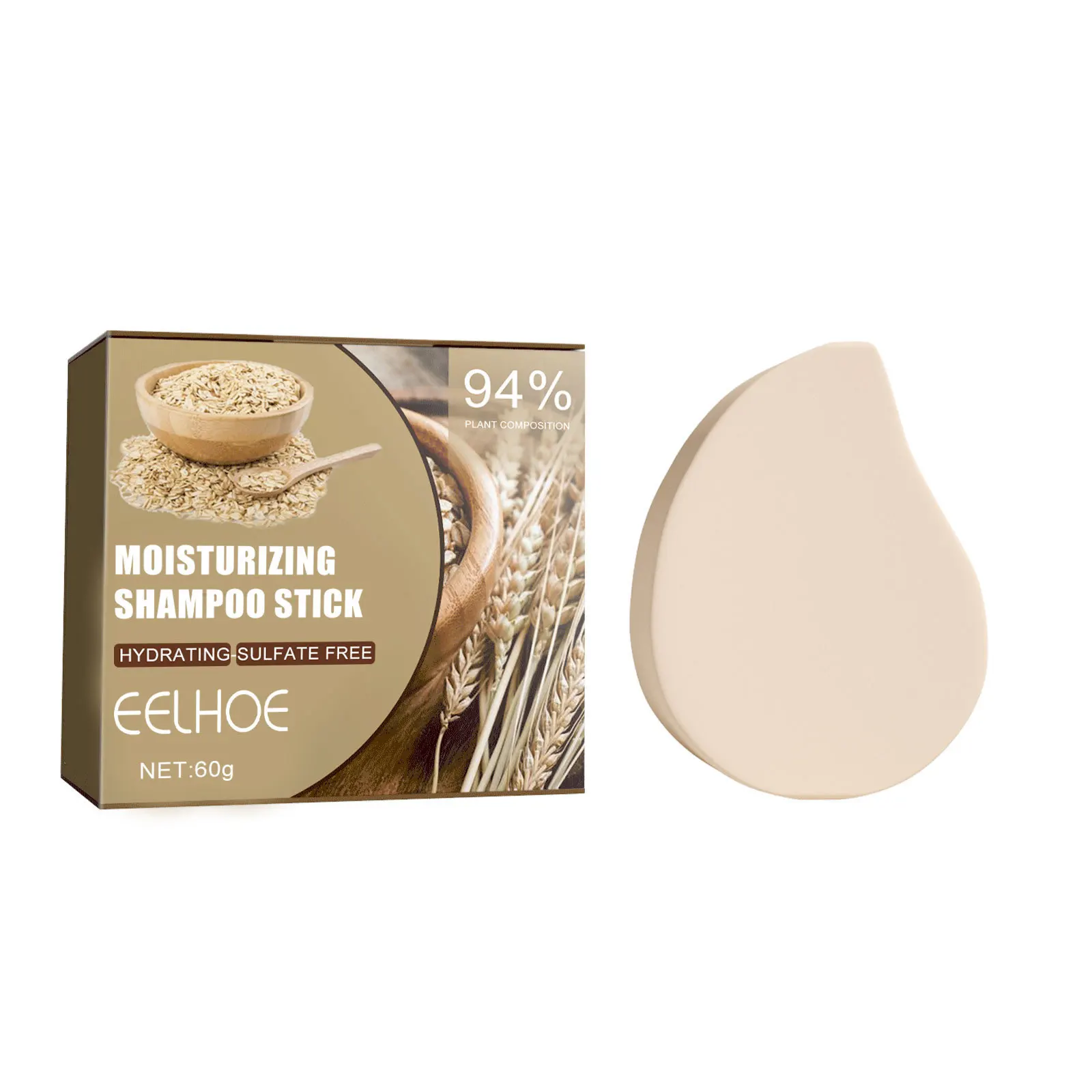 Wholesale Cold Process Fermented Rice Water Shampoo Bar Shampoo And Conditioner Bar Eco-friendly Rice Soap For Hair