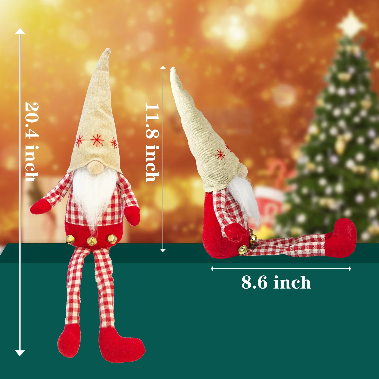 Christmas Plush Toys Plush Gnome Doll Ornament Faceless Doll Dwarf Doll Decoration