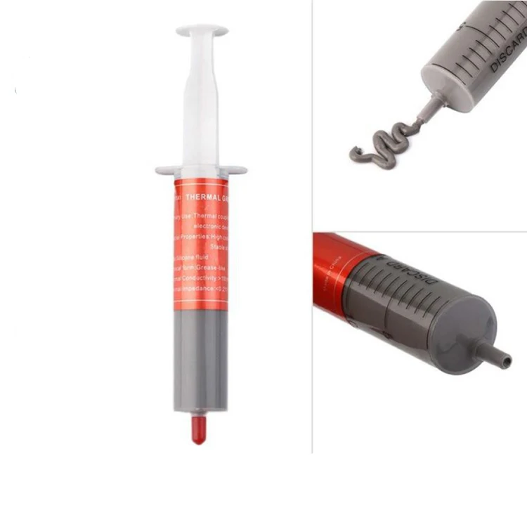 Net Weight 1/3/7/15/30 Grams Syringe Packaging Gray GD900 Thermal Conductive Grease Paste Plaster CPU Heat Sink Commpound SSY