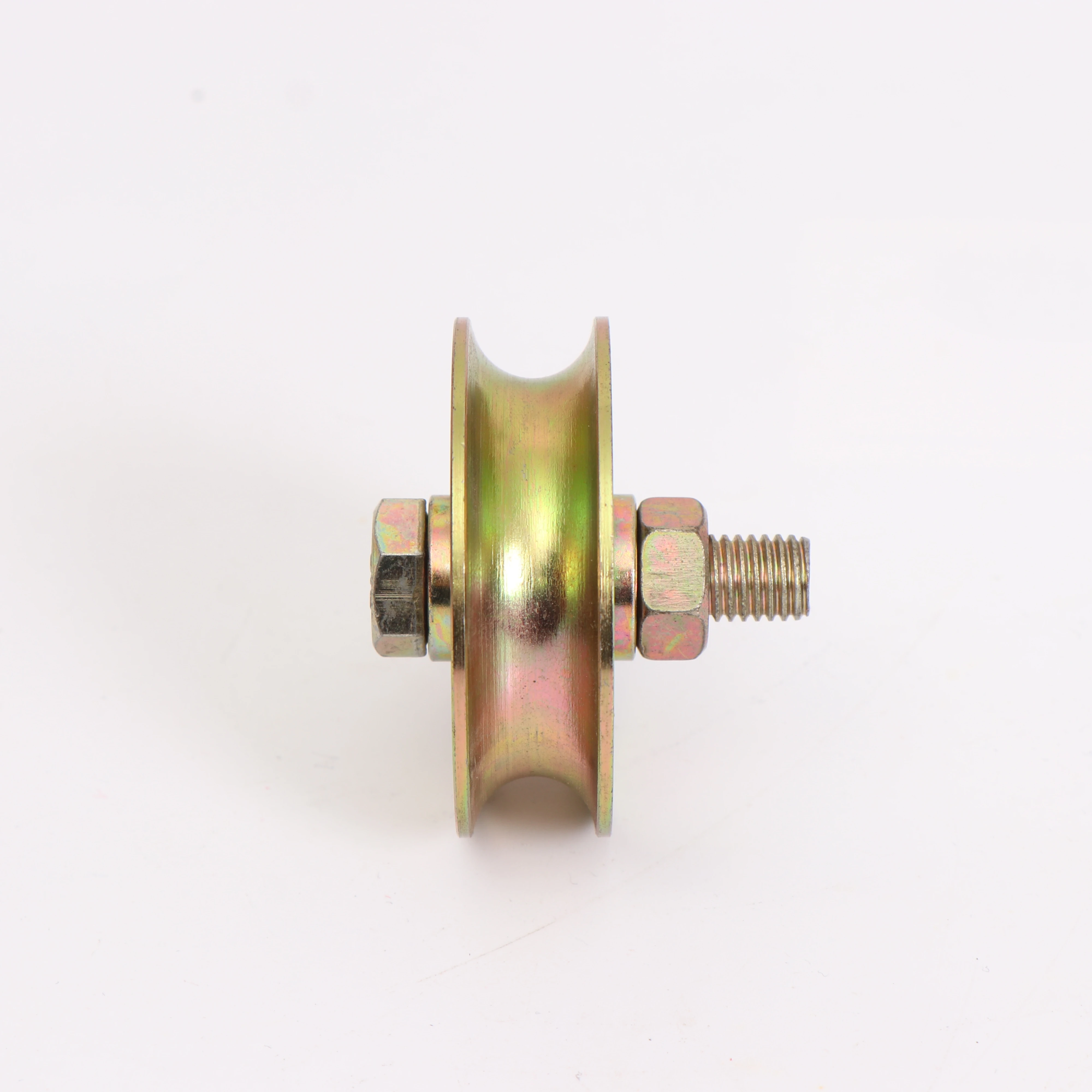 100mm galvanized U groove Sliding Gate Wheel with Internal bracket