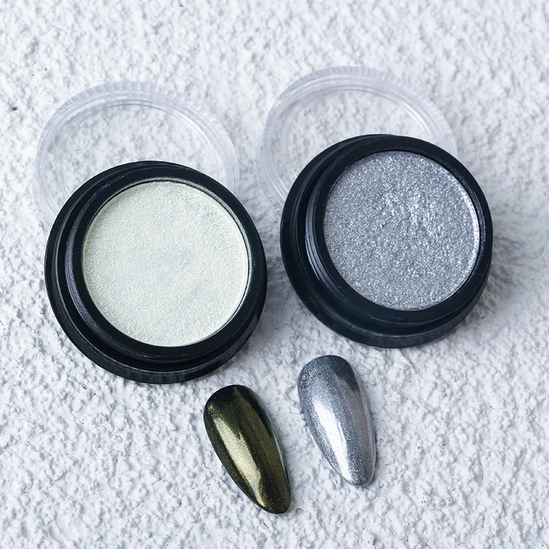 QS Glitter Vendor Star Aurora Cloud Brocade Powder Manicure Nail Ice Foil Powder Nail Art Acrylic Powder