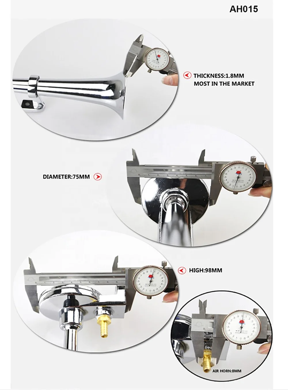 Truck Air Horn  Car Motorcycle Air Horn single sound air horn