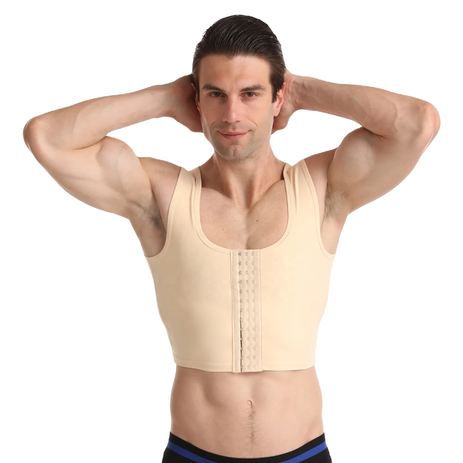 ZEROBODYS Fajas Para Hombres Slimming Body Shaper Corset Compression Shirts Weight Loss Hide Gynecomastia Chest Vest