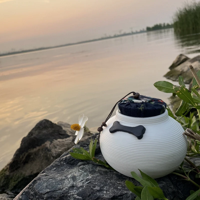  Уникальная керамическая урна для домашних питомцев собачьей кошки похоронная