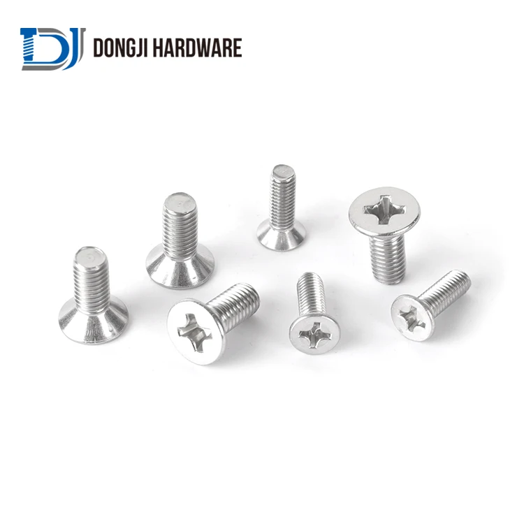 DONGJI Hot SALES DIN 965 M1.6 M6 M8 M12 Stainless Steel Hex Socket Countersunk Head Screws