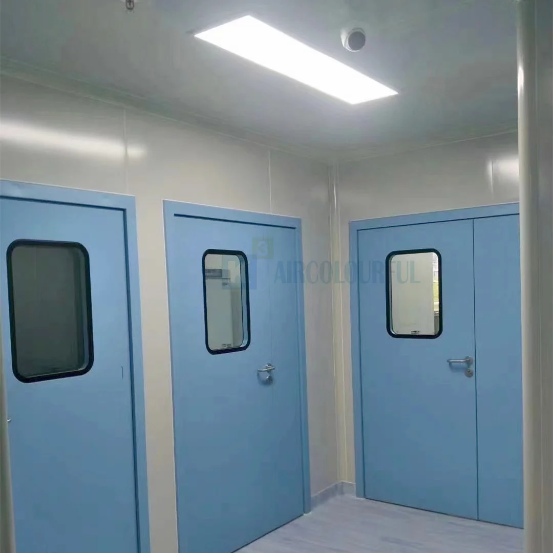 Factory Supplier Fireproof Sandwich Panel GMP Modular Dust Free Clean Room Equipment for Herbs Farming Industry Cleanroom