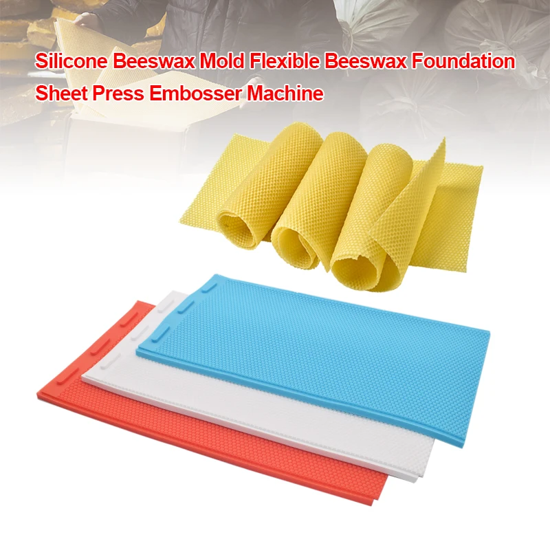 2PCS/Set Silicone Beeswax Mold Beekeeping Supplies