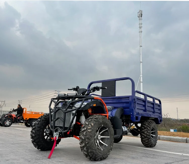 4x4 Farm ATVHot Selling Transport with Trailer Axle drive atv with Dump 4Wd Atv Cuatrimoto Agricultural