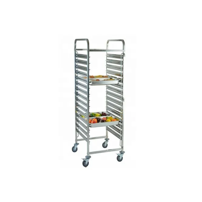 Hot sale stainless steel bread display rack/bread cooling trolley rack/ mobile cooling shelf