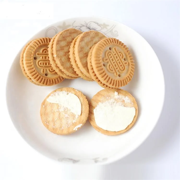 Chocolate and Coconut Flavour Cream Filling Sandwich Biscuit Cookie biscuit factory(80gr)