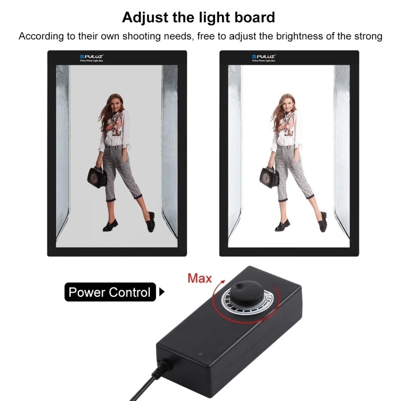 Factory Wholesale PULUZ 200cm / 2m Box Studio, 6 Photo Box Led Bars 5500K Photography Light Box