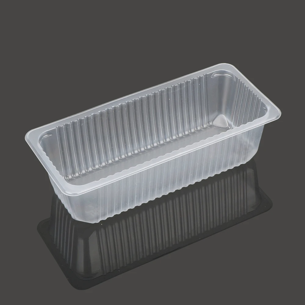 Hengmaster disposable long pp plastic Biscuit food plastic cookie packaging tray