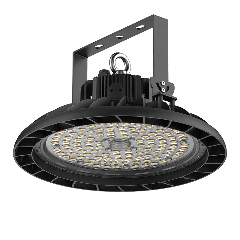 IP65 LED Industrial Lighting 100W 150W 200W UFO LED High Bay Light for Warehouse Factory Gymnasium Exhibition Workshop