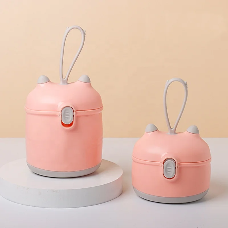 2020 New BPA Free Travel Portable Baby Formula Dispenser With Scoop/Milk Powder Container Food Storage Cup