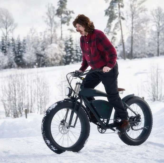 LOHAS Best Quality electric bike 26 inch fat tyre snow 48V battery lithium 500 vintage electric bike bicycle for sale