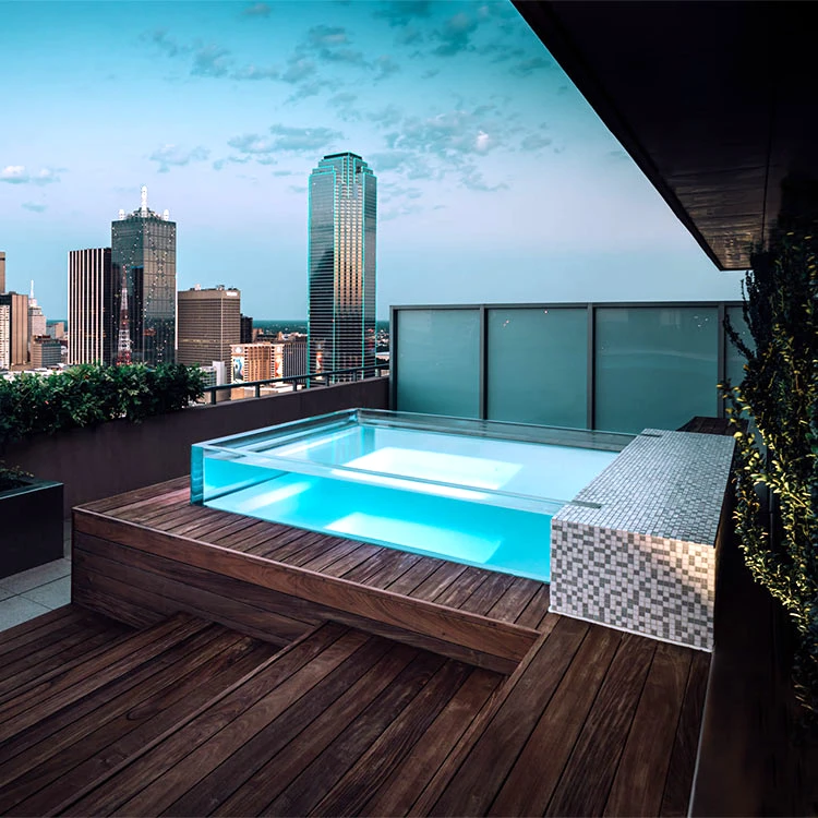 Акриловый производитель, наружный бассейн, прозрачная акриловая панель без пожелтения для стеклянных стен бассейна