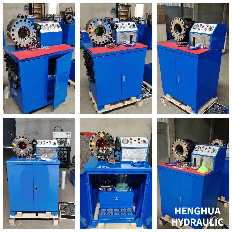 Popular Design 2 Inch 3inch Automatic Hose Pipe  Clamping Crimper Hydraulic Rubber Hose Crimping Machine
