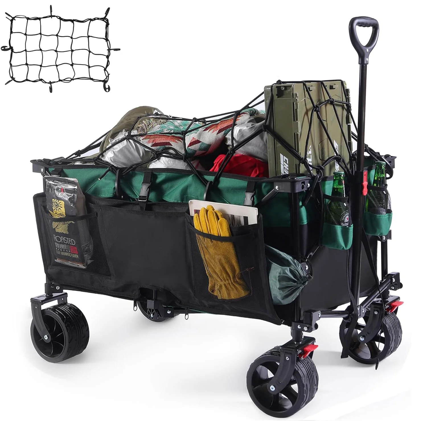 Wagon Net for Utility Folding Wagon Garden Cart Outdoor Wagon Cover Net
