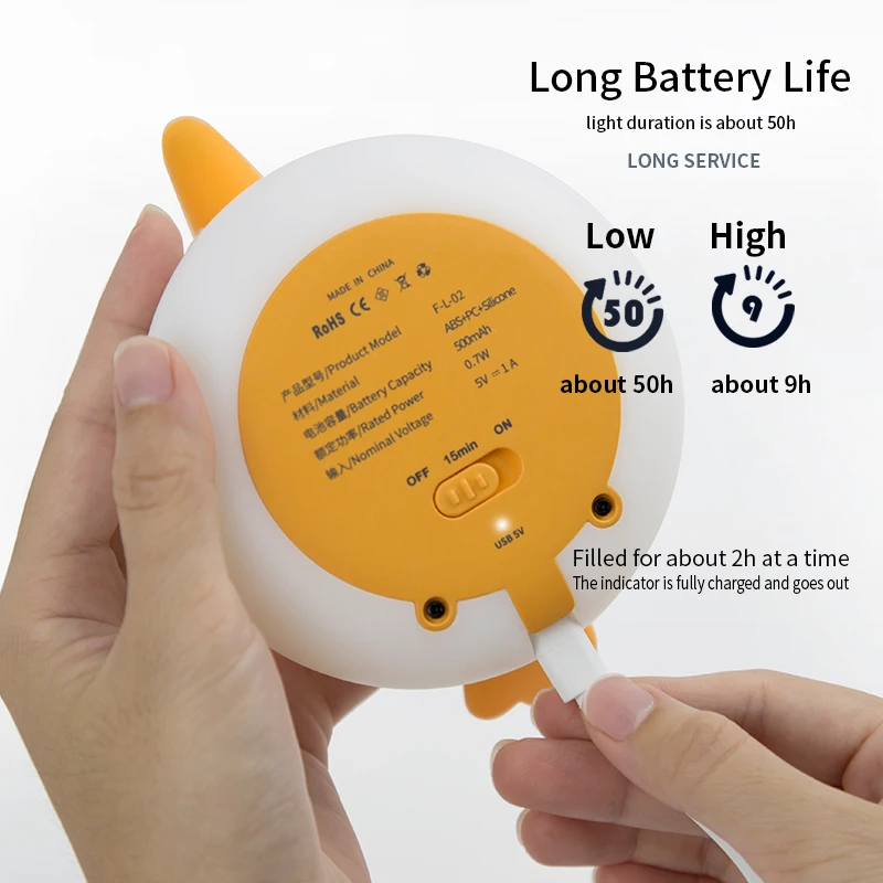 New Kiwi Bird Night Light Children Cartoon Lamp Creative Gift Bedroom Bedside Eye Protection Silicone Night Light For Kids