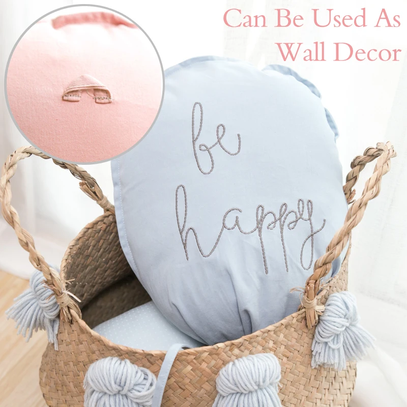 Balloon Wall Hanging Ornaments Cotton Cartoon Kids Pillow Nordic Style Room Hanging Decorations Baby Bedroom Decor Home Decor