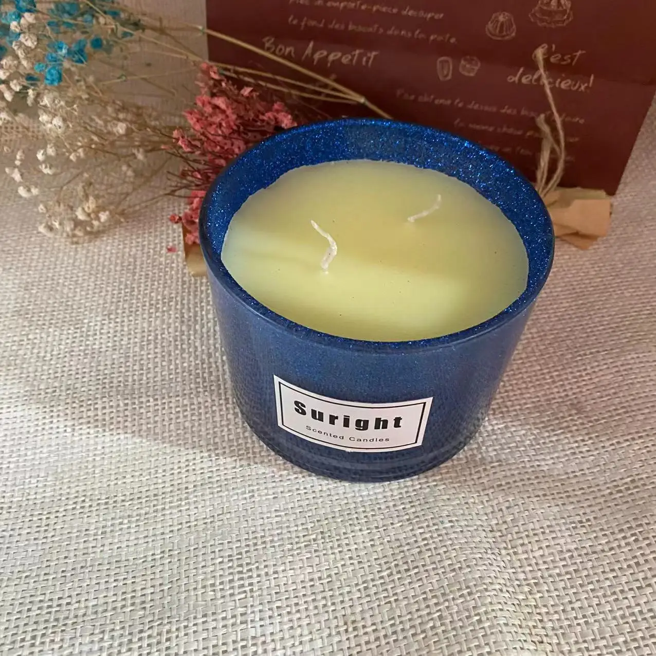 Candle Supplier High Quality Matting Scented Glass Jar Candle