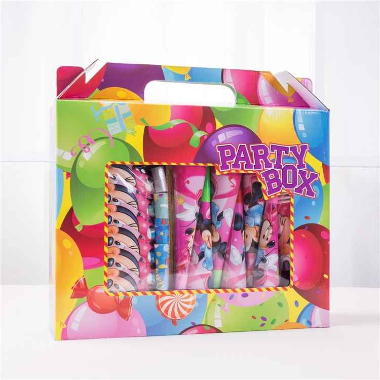 Cartoon Minnie Theme Kid Birthday Party Supplies Paper Plates Cups Straws Kids Girl Mouse Birthday Party Disposable Tableware