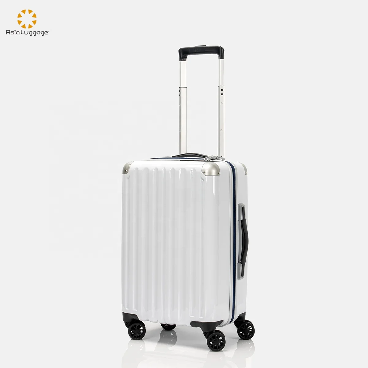 Lightweight hard case trolley luggae bag carry on suitcase trolley luggage with TSA Lock