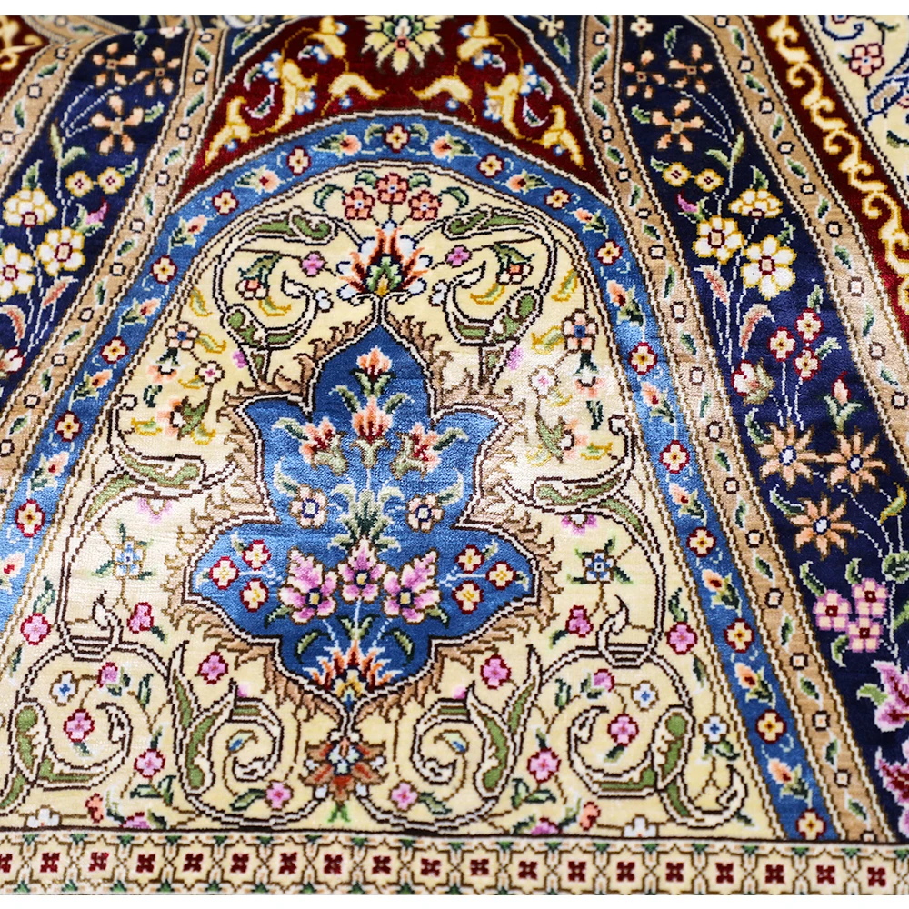 Yuxiang 3x5ft  Small Size Handmade Persian Area Rug  Floral Design Nanyang Carpet New Carpet Design