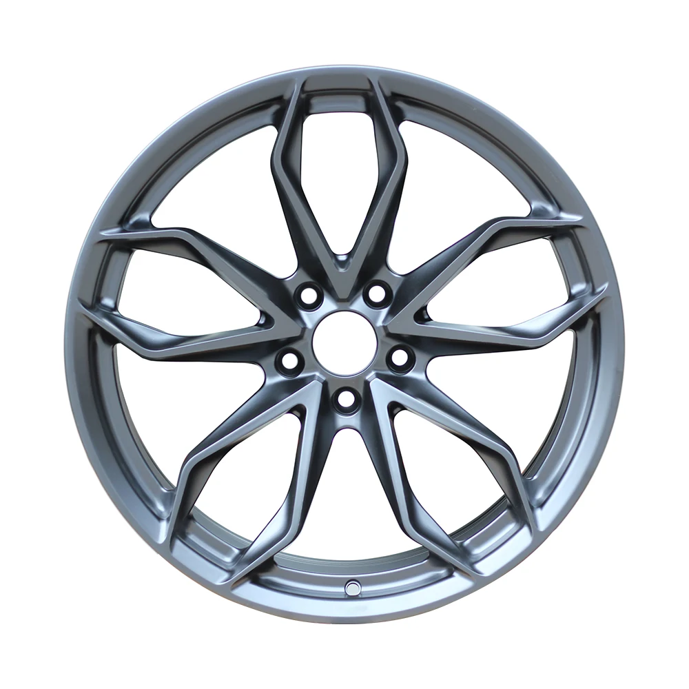 Manufacturer Customized OP4 8 hole 20 21 22 23 24 alloy wheel rims Matte silver passenger car wheels cover Car modification