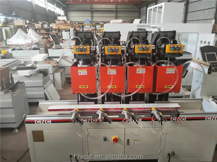 Automatic UPVC Window and Door Making Four Head Screw Fastening Machine