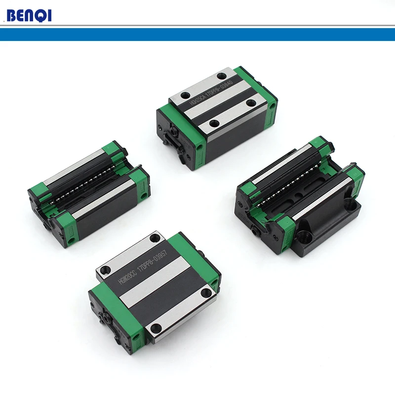 China 20mm Diameter Linear Guide Rail Hgh20ca Linear Sliding Block Bearing For Cnc Machine