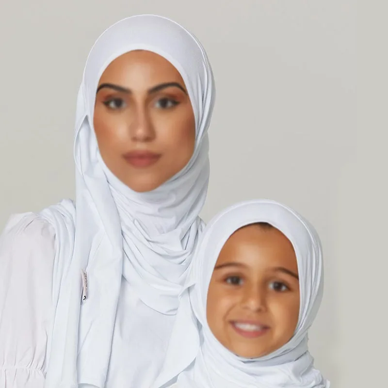 2021 новейшие мгновенные трикотажные хиджабы, новый стиль, Детские мгновенные трикотажные шарфы, мягкие удобные шарфы на голову