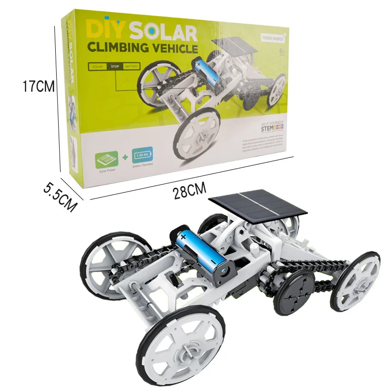 Solar Toys Mars Explore Car Model Solar Powered Up Grade Car Solar Toy for Children Electronic Toy Car
